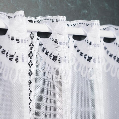 Zazdrostka żakardowa panelowa, wysokość 50cm, kolor 001 biały 018535/000/001/000050/1 Zazdrostka żakardowa panelowa, wysokość 50cm, kolor 001 biały 018535/000/001/000050/1