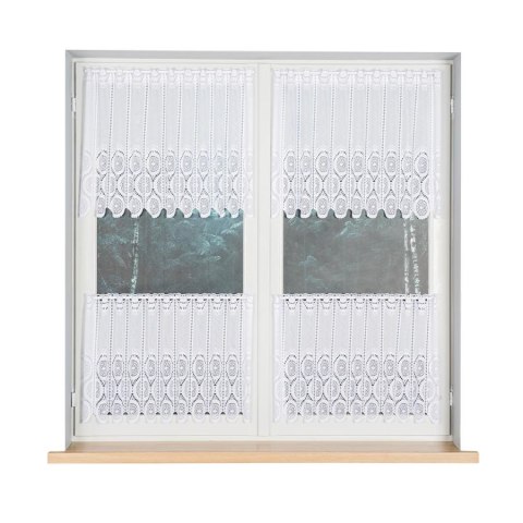 Zazdrostka żakardowa panelowa, wysokość 50cm, kolor 001 biały 018535/000/001/000050/1 Zazdrostka żakardowa panelowa, wysokość 50cm, kolor 001 biały 018535/000/001/000050/1