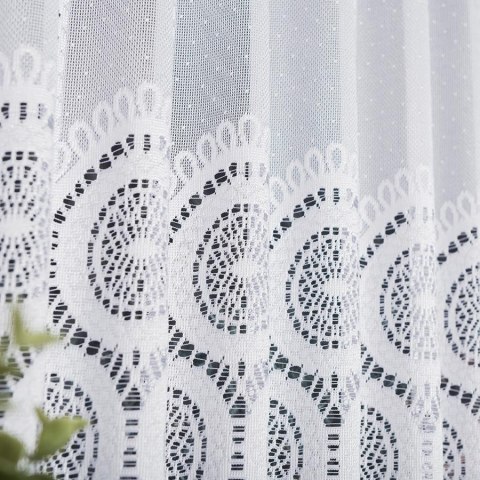 Zazdrostka żakardowa panelowa, wysokość 60cm, kolor 001 biały 018535/000/001/000060/1 Zazdrostka żakardowa panelowa, wysokość 60cm, kolor 001 biały 018535/000/001/000060/1