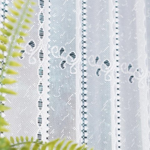 Zazdrostka żakardowa panelowa, wysokość 80cm, kolor 001 biały 018533/000/001/000080/1 Zazdrostka żakardowa panelowa, wysokość 80cm, kolor 001 biały 018533/000/001/000080/1