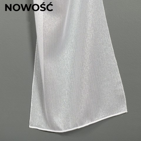 Firanka fantazyjna z ołowianką 000639 wysokość 330 cm kolor biały Firanka fantazyjna z ołowianką 000639 wysokość 330 cm kolor biały