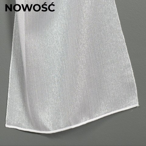 Firanka fantazyjna z ołowianką 000639 wysokość 330 cm kolor biały Firanka fantazyjna z ołowianką 000639 wysokość 330 cm kolor biały