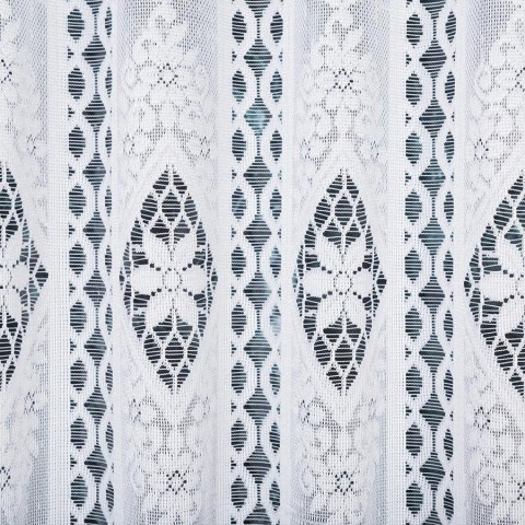 Firanka żakardowa panelowa 107806 wysokość 100 cm kolor biały Firanka żakardowa panelowa 107806 wysokość 100 cm kolor biały
