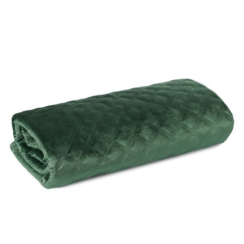 Narzuta dekoracyjna SILENA 170x210 cm kolor ciemny zielony