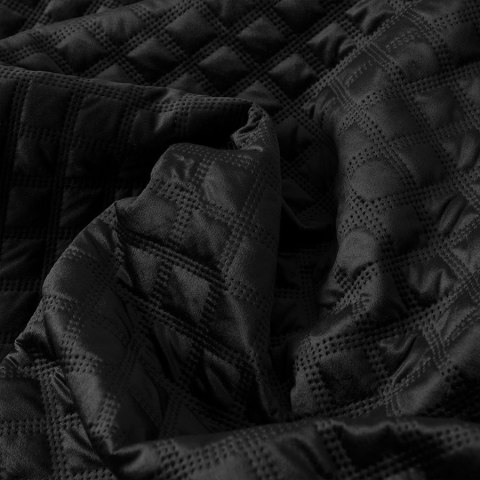 Narzuta dekoracyjna SILENA 170x210 cm kolor czarny