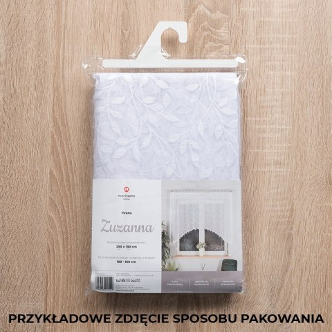 Firanka gotowa żakardowa ZUZANNA 120x250 cm kolor biały