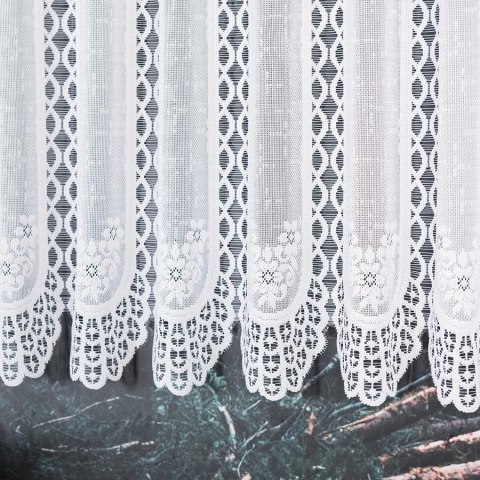 Zazdrostka żakardowa panelowa 107806 wysokość 70 cm kolor biały Zazdrostka żakardowa panelowa 107806 wysokość 70 cm kolor biały
