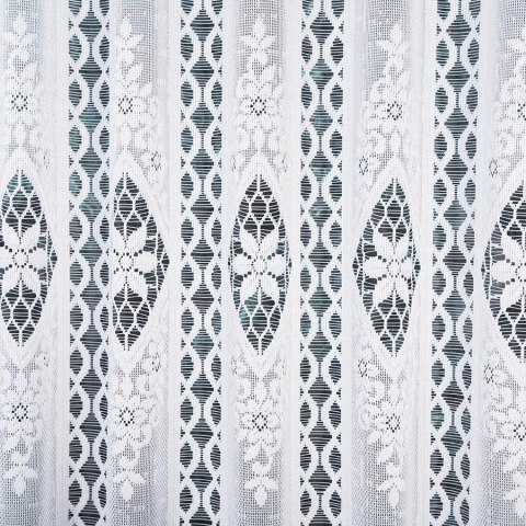 Zazdrostka żakardowa panelowa 107806 wysokość 70 cm kolor biały Zazdrostka żakardowa panelowa 107806 wysokość 70 cm kolor biały