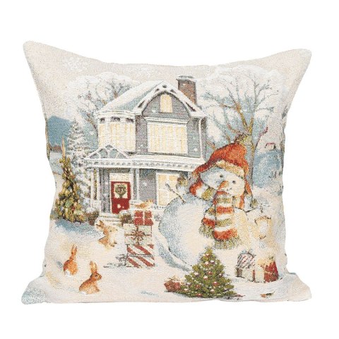 BAŁWAN VINTAGE Poszewka dekoracyjna świąteczna gobelinowa, 43x43cm, kolor 001 710700/POP/001/043043/1 BAŁWAN VINTAGE Poszewka dekoracyjna świąteczna gobelinowa, 43x43cm, kolor 001 710700/POP/001/043043/1