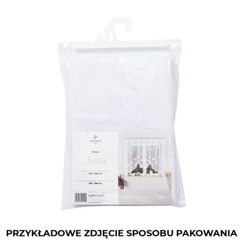 IRENA Firanka żakardowa gotowa, szerokość 310 x wysokość 160cm, kolor 001 biały 002648/FBL/001/310160/1 IRENA Firanka żakardowa gotowa, szerokość 310 x wysokość 160cm, kolor 001 biały 002648/FBL/001/310160/1