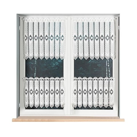 Zazdrostka z aplikacją, wysokość 60cm, kolor 012 kremowy 015590/BIS/012/000060/1 Zazdrostka z aplikacją, wysokość 60cm, kolor 012 kremowy 015590/BIS/012/000060/1