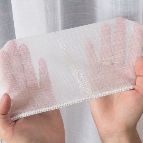027934 Firana gotowa na taśmie z obciążnikiem, szerokość 420 x wysokość 250, kolor 002 biały z szarym i beżowym 024934/FGT/002/4 027934 Firana gotowa na taśmie z obciążnikiem, szerokość 420 x wysokość 250, kolor 002 biały z szarym i beżowym 024934/FGT/002/4
