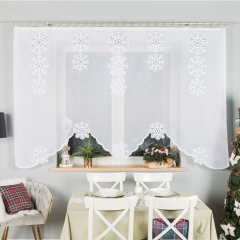 GERTRUDA Panel żakardowy gotowy, szerokość 250 x wysokość 160cm, kolor 001 biały 019415/PBL/001/250160/1 GERTRUDA Panel żakardowy gotowy, szerokość 250 x wysokość 160cm, kolor 001 biały 019415/PBL/001/250160/1