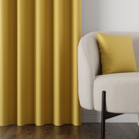 DONA Tkanina dekoracyjna typu blackout, wysokość 280cm, kolor 202 żółty TD0015/TDP/202/000280/1 DONA Tkanina dekoracyjna typu blackout, wysokość 280cm, kolor 202 żółty TD0015/TDP/202/000280/1
