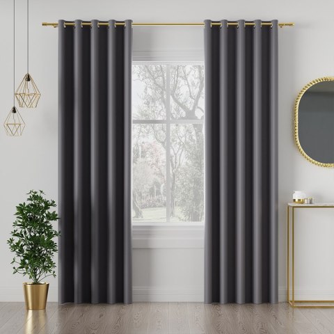 DONA Tkanina dekoracyjna typu blackout, wysokość 280cm, kolor 208 stalowy szary TD0015/TDP/208/000280/1 DONA Tkanina dekoracyjna typu blackout, wysokość 280cm, kolor 208 stalowy szary TD0015/TDP/208/000280/1