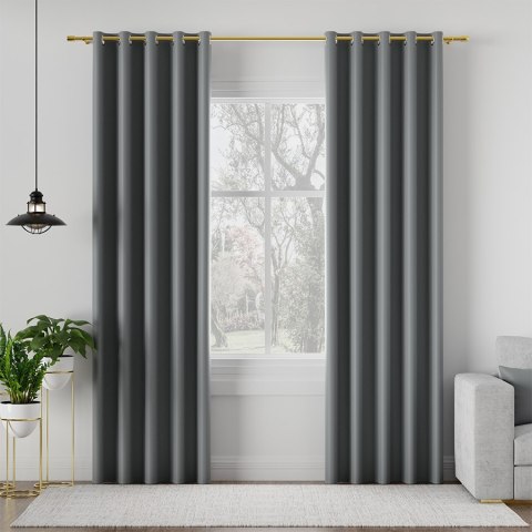 DONA Tkanina dekoracyjna typu blackout, wysokość 280cm, kolor 842 szaroniebieski TD0015/TDP/842/000280/1 DONA Tkanina dekoracyjna typu blackout, wysokość 280cm, kolor 842 szaroniebieski TD0015/TDP/842/000280/1