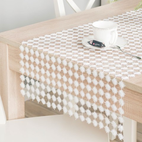 Lumina Bieżnik gipiurowy, kolor biały 001 z lurexem, rozmiar 40x140cm 061789/KSP/001/040140/1 Lumina Bieżnik gipiurowy, kolor biały 001 z lurexem, rozmiar 40x140cm 061789/KSP/001/040140/1