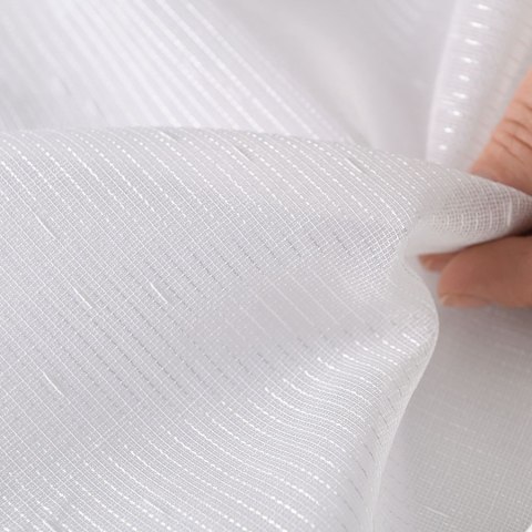 MARISA Firanka z ołowianką, wysokość 300cm, kolor 001 biały 030620/OLO/001/000300/1