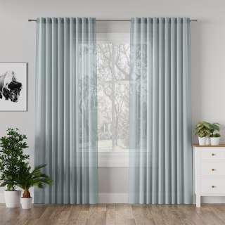 Zasłona gotowa BASIC 145x250 cm kolor pastelowy turkusowy