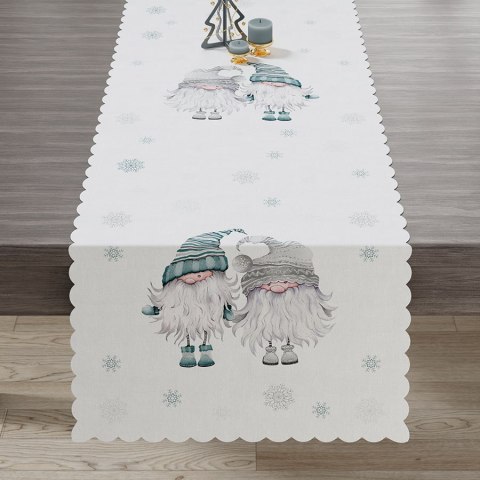 GNOM Bieżnik wodoodporny, 38x180cm, kolor 003 niebiesko-szary PBN009/KSP/C03/038180/1 GNOM Bieżnik wodoodporny, 38x180cm, kolor 003 niebiesko-szary PBN009/KSP/C03/038180/1
