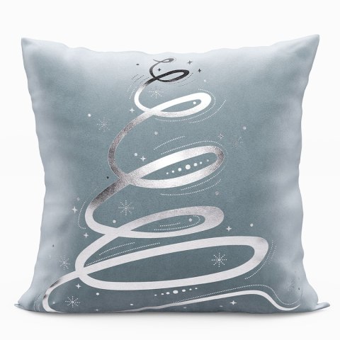 Poszewka dekoracyjna METALICZNA VELVET 40x40 cm kolor jasny niebieski ze srebrnym zdobieniem Poszewka dekoracyjna METALICZNA VELVET 40x40 cm kolor jasny niebieski ze srebrnym zdobieniem
