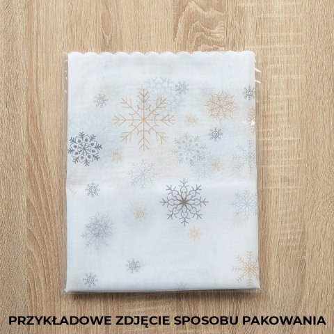 MROZIK Zazdrostka woalowa, WOAL, szerokość 100 x wysokość 60cm, kolor 001 srebrno-złoty PBN007/ZAZ/001/100060/1 MROZIK Zazdrostka woalowa, WOAL, szerokość 100 x wysokość 60cm, kolor 001 srebrno-złoty PBN007/ZAZ/001/100060/1