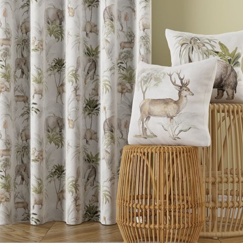SAFARI Tkanina dekoracyjna VELVET, 150cm, kolor 002 biało-beżowy D00090/VEL/002/150000/1 SAFARI Tkanina dekoracyjna VELVET, 150cm, kolor 002 biało-beżowy D00090/VEL/002/150000/1