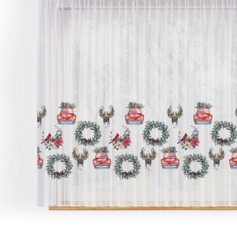 WIANEK BOHO, JELEŃ, SAMOCHODZIK Firanka z ołowianką, WOAL, wysokość 157cm, kolor 001 wielobarwny DBN011/WOP/001/000157/1 WIANEK BOHO, JELEŃ, SAMOCHODZIK Firanka z ołowianką, WOAL, wysokość 157cm, kolor 001 wielobarwny DBN011/WOP/001/000157/1