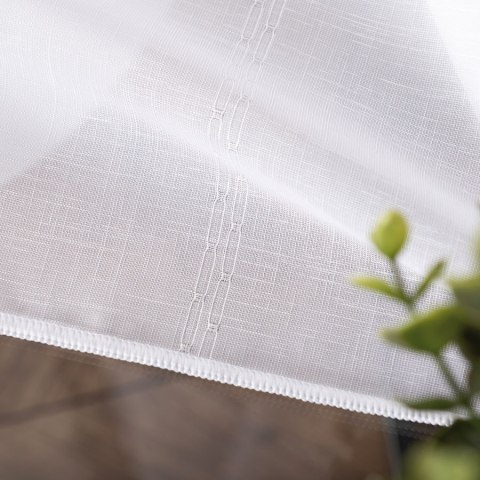MADISON Firanka z ołowianką, wysokość 300cm, kolor 001 biały 030400/OLO/001/000300/1