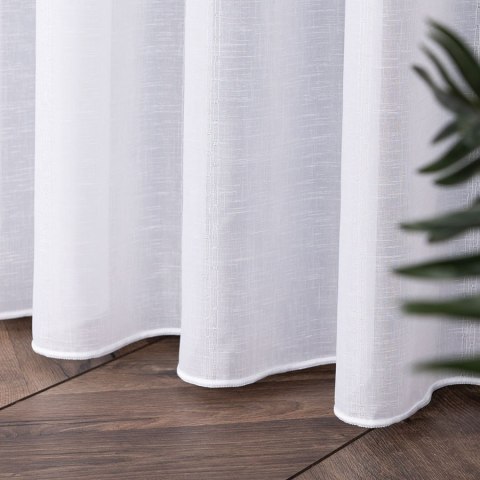 MADISON Firanka z ołowianką, wysokość 300cm, kolor 001 biały 030400/OLO/001/000300/1