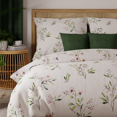 EDEN, Komplet pościeli PREMIUM z satyny bawełnianej 160x200cm, zadruk dwustronny T20190/SAT/001/160200/1 EDEN, Komplet pościeli PREMIUM z satyny bawełnianej 160x200cm, zadruk dwustronny T20190/SAT/001/160200/1