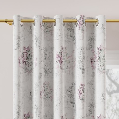 KAIRO Tkanina dekoracyjna VELVET, 150cm, kolor 001 szaro-różowy D00186/VEL/001/150000/1