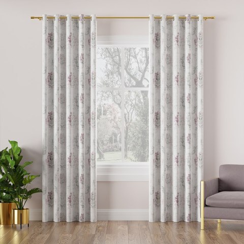 KAIRO Tkanina dekoracyjna VELVET, 150cm, kolor 001 szaro-różowy D00186/VEL/001/150000/1