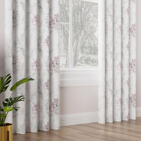 KAIRO Tkanina dekoracyjna VELVET, 150cm, kolor 001 szaro-różowy D00186/VEL/001/150000/1