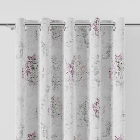 KAIRO Tkanina dekoracyjna VELVET, 150cm, kolor 001 szaro-różowy D00186/VEL/001/150000/1