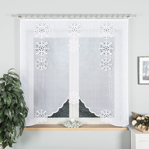 GERTRUDA Panel żakardowy gotowy, szerokość 160 x wysokość 160cm, kolor 001 biały 019415/PBL/001/160160/1 GERTRUDA Panel żakardowy gotowy, szerokość 160 x wysokość 160cm, kolor 001 biały 019415/PBL/001/160160/1