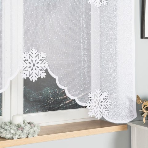 GERTRUDA Panel żakardowy gotowy, szerokość 160 x wysokość 160cm, kolor 001 biały 019415/PBL/001/160160/1 GERTRUDA Panel żakardowy gotowy, szerokość 160 x wysokość 160cm, kolor 001 biały 019415/PBL/001/160160/1