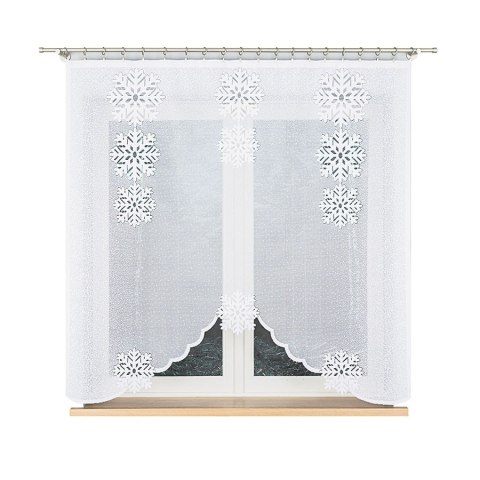 GERTRUDA Panel żakardowy gotowy, szerokość 160 x wysokość 160cm, kolor 001 biały 019415/PBL/001/160160/1 GERTRUDA Panel żakardowy gotowy, szerokość 160 x wysokość 160cm, kolor 001 biały 019415/PBL/001/160160/1