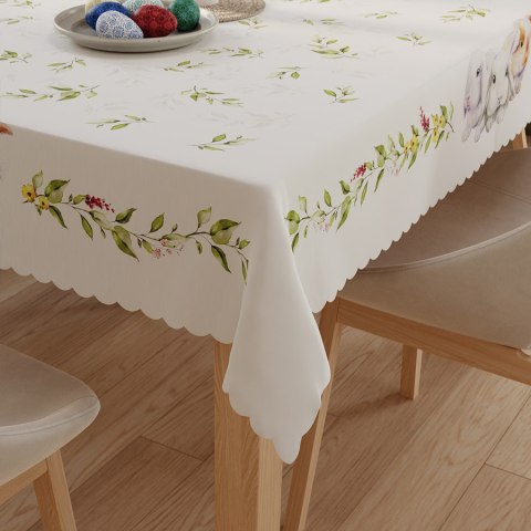 KRÓLIKI WIELKANOCNE Obrus NINA WODOODPORNA, 140x180cm, kolor 002 zielony PWI222/KSP/C02/140180/1 KRÓLIKI WIELKANOCNE Obrus NINA WODOODPORNA, 140x180cm, kolor 002 zielony PWI222/KSP/C02/140180/1