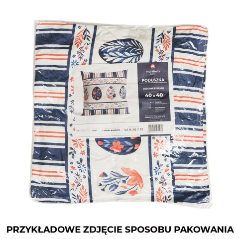 LUDOWE PISANKI Poduszka z wypełnieniem silikonowym dwustronna MICROFIBRA, 40x40cm, kolor 002 zielony TWI216/SIL/002/040040/1 LUDOWE PISANKI Poduszka z wypełnieniem silikonowym dwustronna MICROFIBRA, 40x40cm, kolor 002 zielony TWI216/SIL/002/040040/1