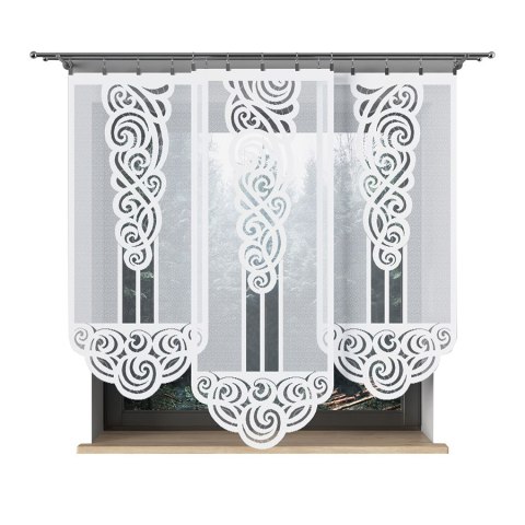 EWA Panel żakardowy odpasowany, szerokość 60 x wysokość 160cm, kolor 001 biały 001321/POL/001/000161/1 EWA Panel żakardowy odpasowany, szerokość 60 x wysokość 160cm, kolor 001 biały 001321/POL/001/000161/1