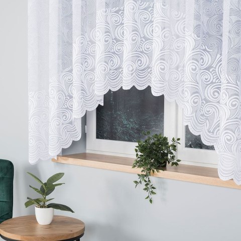 KINGA Firanka żakardowa odpasowana ze wzorem po całości, szerokość 300 x wysokość 160cm, kolor 001 biały 023391/FOL/001/000161/1 KINGA Firanka żakardowa odpasowana ze wzorem po całości, szerokość 300 x wysokość 160cm, kolor 001 biały 023391/FOL/001/000161/1