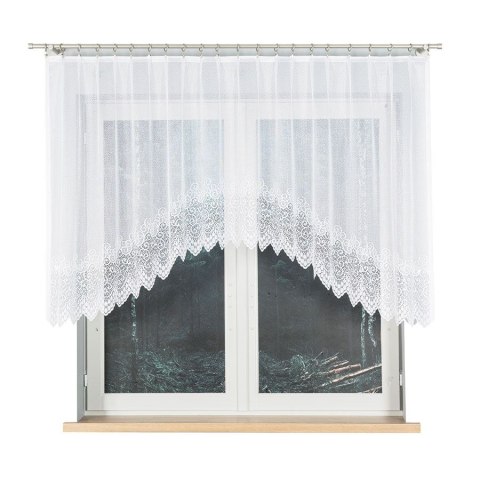 VIOLETTA Firanka żakardowa odpasowana, szerokość 250 x wysokość 120cm, kolor 001 biały 001539/BLY/001/000121/1 VIOLETTA Firanka żakardowa odpasowana, szerokość 250 x wysokość 120cm, kolor 001 biały 001539/BLY/001/000121/1