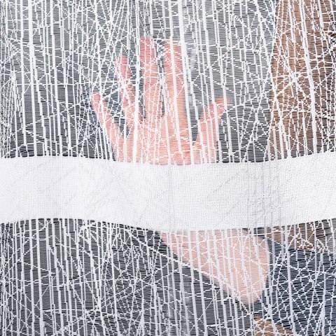 WIKTORIA Firanka żakardowa odpasowana na prosto, szerokość 300 x wysokość 250cm, kolor 001 biały 018352/FOP/001/000251/1