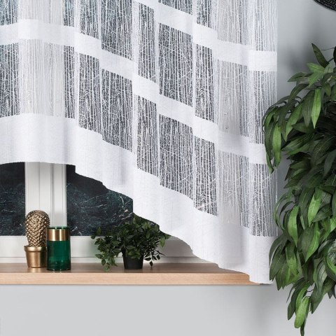 WIKTORIA Firanka żakardowa odpasowana, szerokość 310 x wysokość 160cm, kolor 001 biały 018352/FOL/001/000161/1