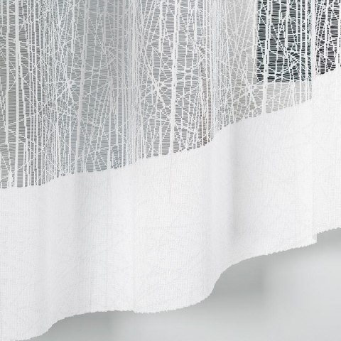 WIKTORIA Firanka żakardowa odpasowana, szerokość 500 x wysokość 160cm, kolor 001 biały 018352/FOL/001/000163/1