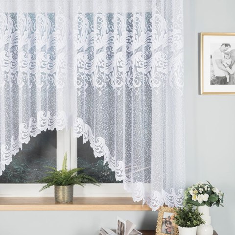 IWONA Firanka żakardowa odpasowana, szerokość 400 x wysokość 160cm, kolor 001 biały 049312/FOL/001/000162/1 IWONA Firanka żakardowa odpasowana, szerokość 400 x wysokość 160cm, kolor 001 biały 049312/FOL/001/000162/1