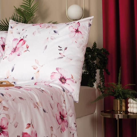 KWIAT JABŁONI, Komplet pościeli PREMIUM z satyny bawełnianej 160x200cm, zadruk dwustronny T20189/SAT/001/160200/1 KWIAT JABŁONI, Komplet pościeli PREMIUM z satyny bawełnianej 160x200cm, zadruk dwustronny T20189/SAT/001/160200/1