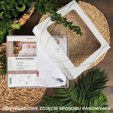 KWIAT JABŁONI, Komplet pościeli PREMIUM z satyny bawełnianej 160x200cm, zadruk dwustronny T20189/SAT/001/160200/1 KWIAT JABŁONI, Komplet pościeli PREMIUM z satyny bawełnianej 160x200cm, zadruk dwustronny T20189/SAT/001/160200/1
