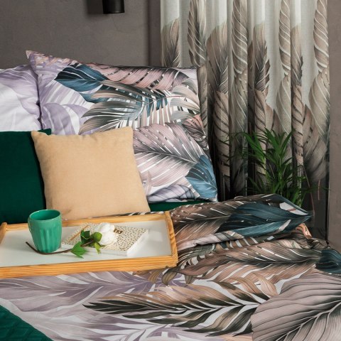 TROPIKALNA OAZA, Komplet pościeli PREMIUM z satyny bawełnianej 160x200cm, zadruk dwustronny T20194/SAT/001/160200/1 TROPIKALNA OAZA, Komplet pościeli PREMIUM z satyny bawełnianej 160x200cm, zadruk dwustronny T20194/SAT/001/160200/1